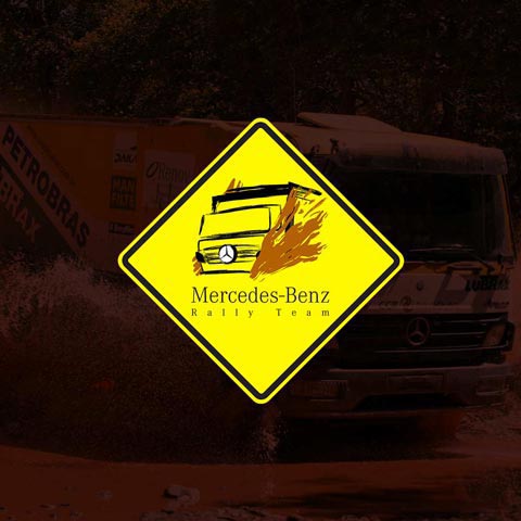 Remo Colomba - Creative Visual Designer - Portfolio - MERCEDES-BENZ - RALLY DOS SERTÕES - Visual Identity